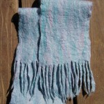 Sunset Felted Scarf